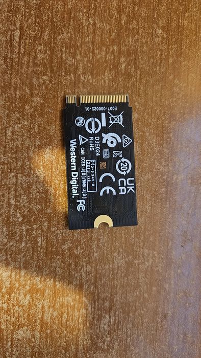 SSD WD SN740 256Gb M2 2242 NVME PCIE Gen4 x4