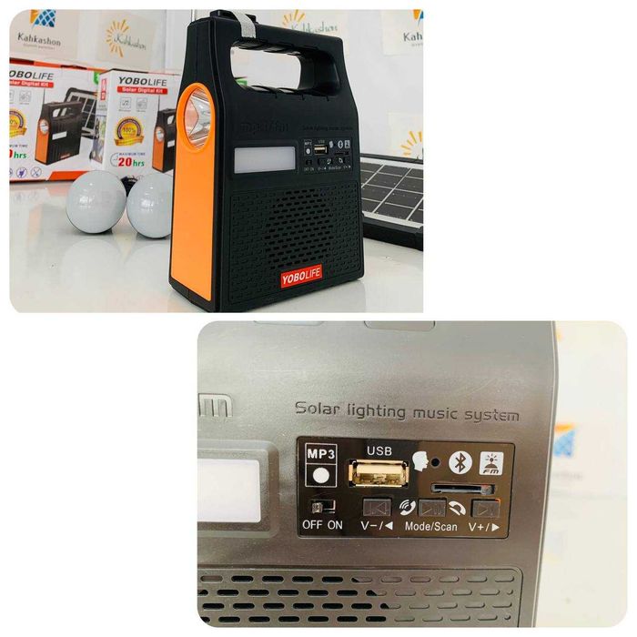 Bepul 'svet" Mini stansiya arzon varianti. quyosh panel komplekt