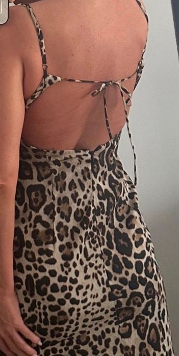 Rochie animal print zara