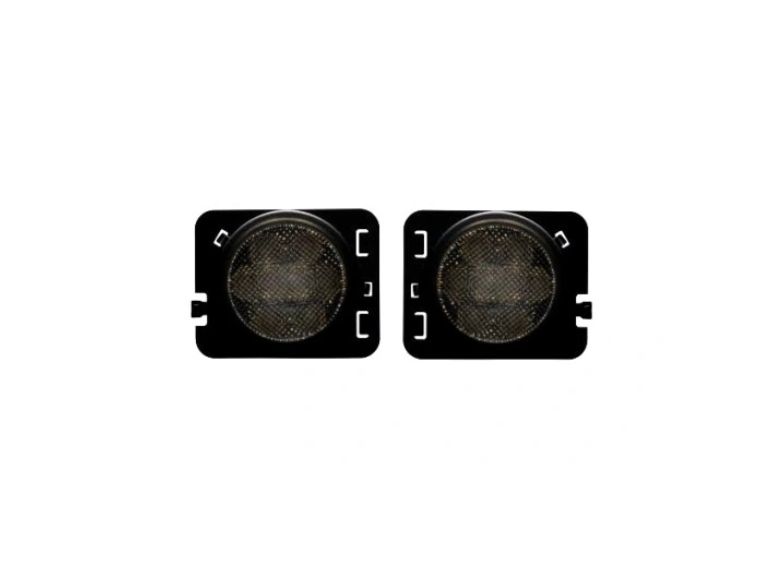 Lampa semnalizare Jeep Wrangler (Jk), 07.2006-2018, model tuning, montare fata, stanga+dreapta, LED; fumuriu; tuning; in aripa