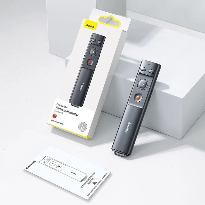 Лазерная указка Baseus Orange Dot Wireless Presenter