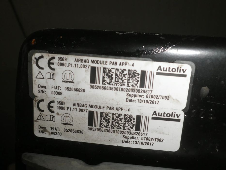 Airbag pasager Fiat Tipo 2017 052056636