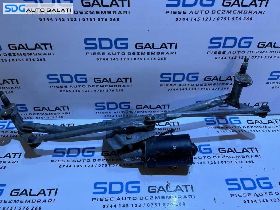 Ansamblu Motoras Brat Brate Stergator Stergatoare Parbriz Audi A3 8L 1997 - 2003 Cod 1J0955325A