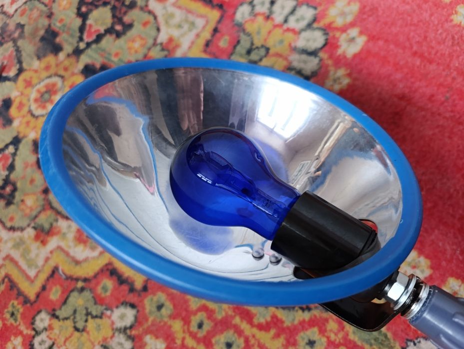 Синяя лампа кук рефлектор ультрафиолетовая СССР Россия Китай