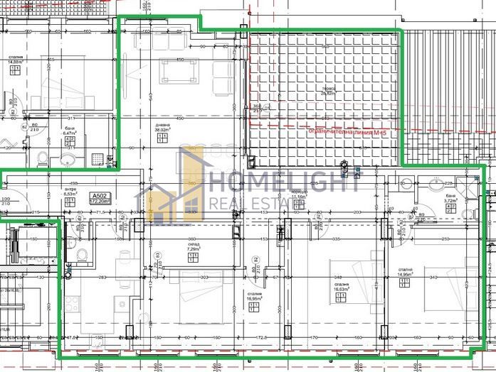 Продава се Многостаен апартамент в София, Малинова долина - 210 кв.м за 1649 €/кв.м - Снимка #3