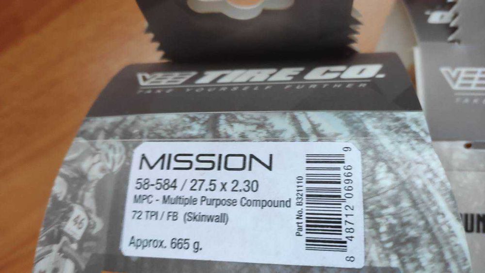 Вело шины Vee Tire Mission 27.5 x 2.3  Пара