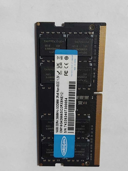 16GB DDR4 2666Mhz, 2400Mhz - RAM памет SODIMM (за лаптоп)