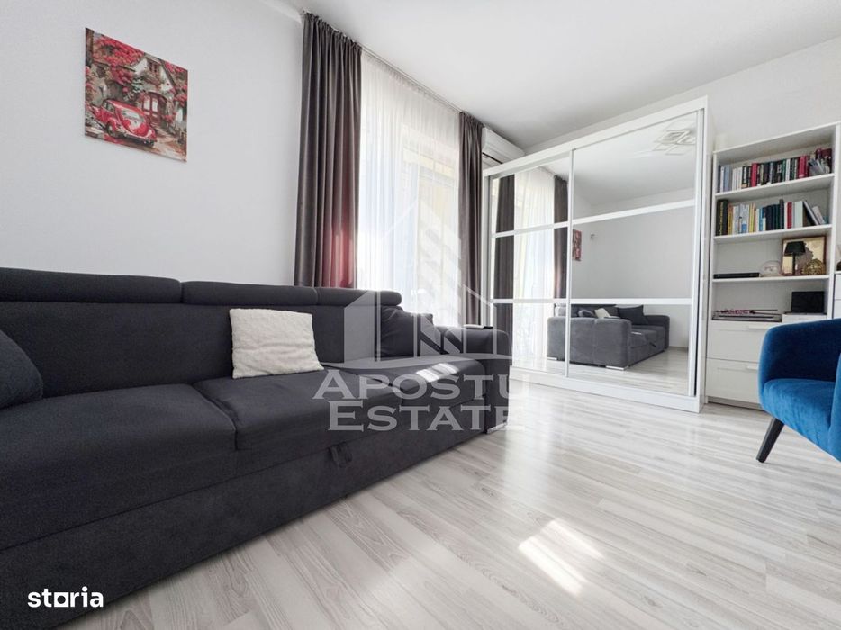 Apartament cu o camera de vanzare, 32mp utili + 4mp balcon, Giroc