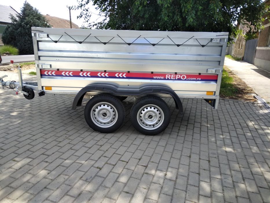 Remorca Repo QRDS 2,40x1,25m Tandem 750kg