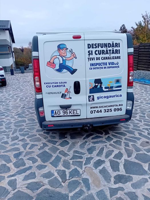 GAURĂ Hotă, Centrală-Canalizare ventilatii Horn Aerisire pt BETON ARMAT Carotă fara praf sau mizerie, Carotaj, desfundari canalizari conducte tevi