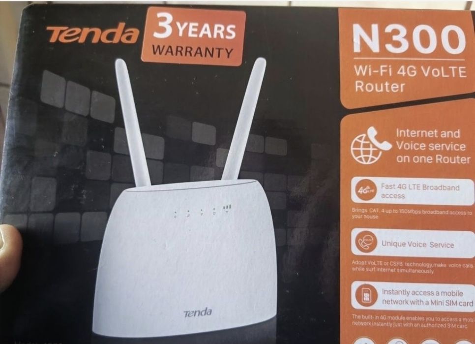 Router wi-fi tenda 4 g sim Nou