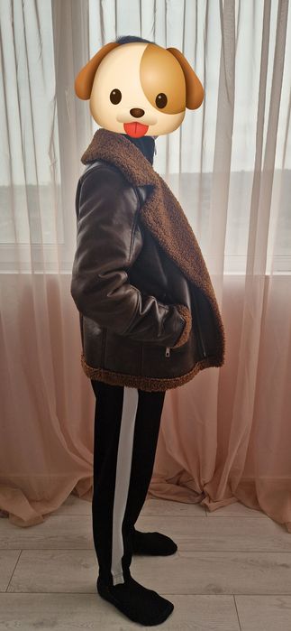 Мъжко кожено яке Zara