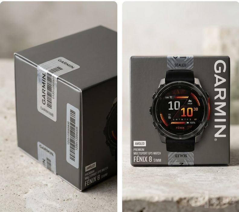Garmin Fenix 8 (51mm, AMOLED) — Запечатанные!