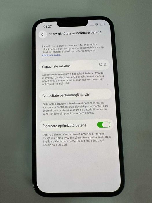 Iphone 14 128 GB, Albastru, Baterie 87% neverlocked Perfect Functional
