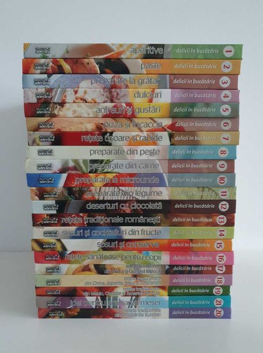 DELICII IN BUCATARIE (21 volume - colectia completa)