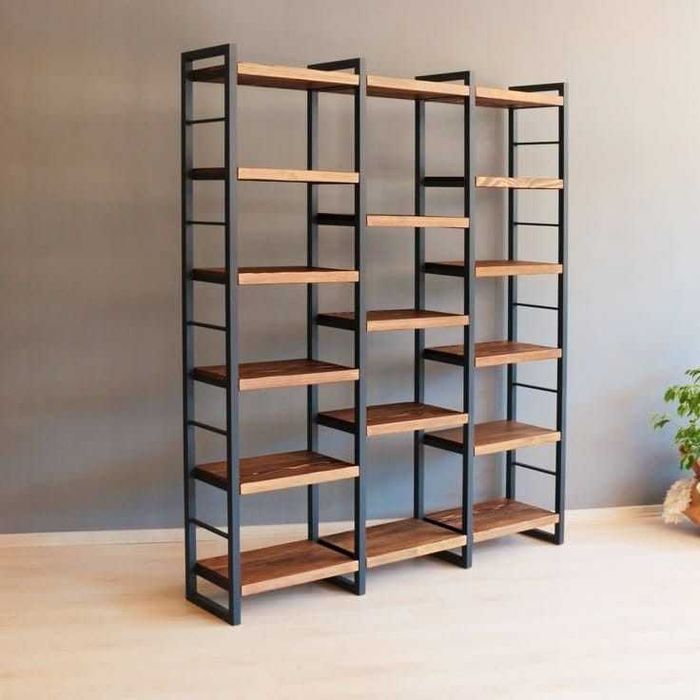 Стеллаж в стиле лофт на заказ, loft stelajlar