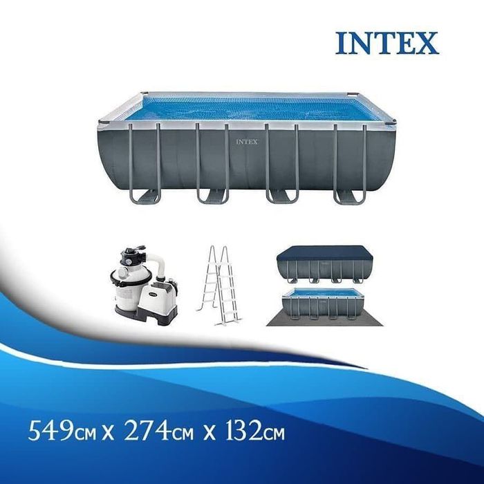 Karkasniy basseyn 549x274x132 INTEX Каркасный бассейн стойка басейн