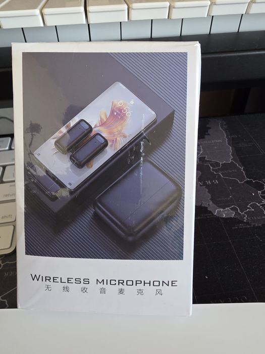 Vand lavaliera  wireless cu microfon USB-C dual