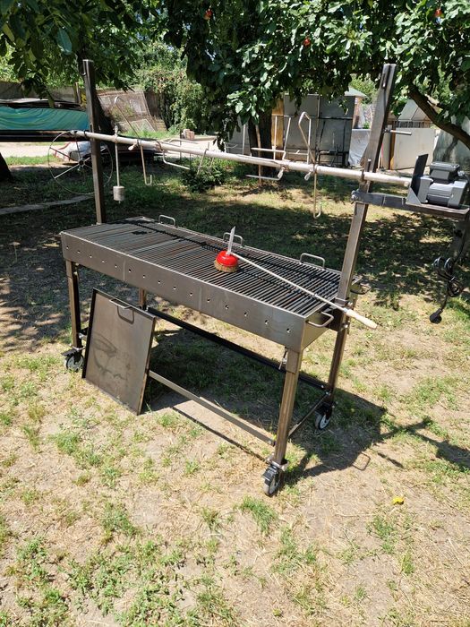 Gratar cu protap,gratar  gradina , gratar terasa, 150x60x15x4