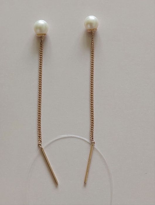 Серьги протяжки 585