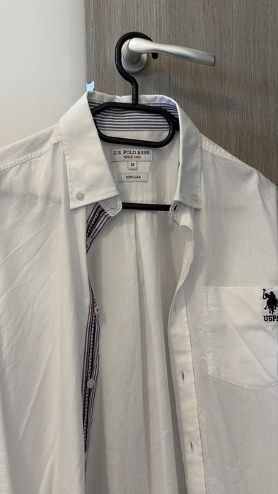 Camasa alba eleganta USPA Polo