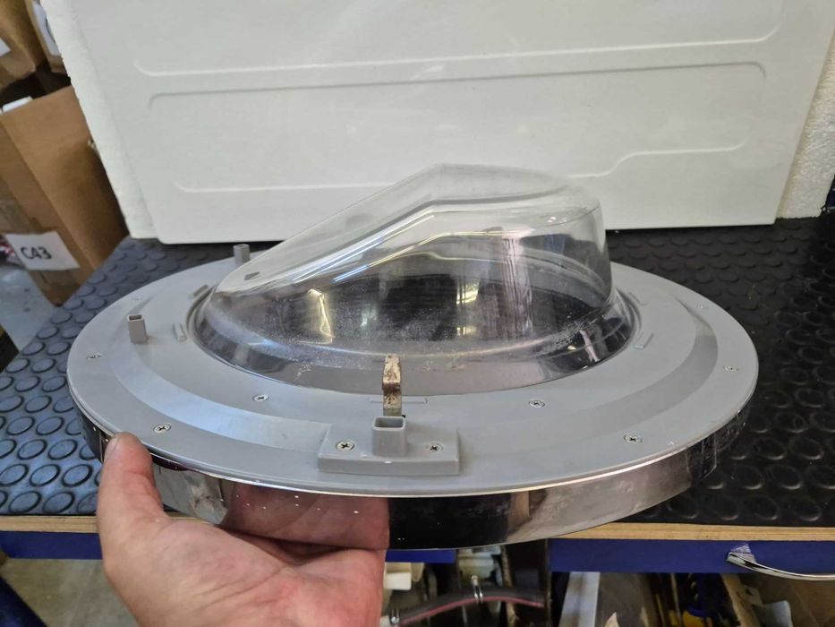 Hublou complet masina de spalat cu uscator Daewoo DWC-LD1412 rama cromata / B1