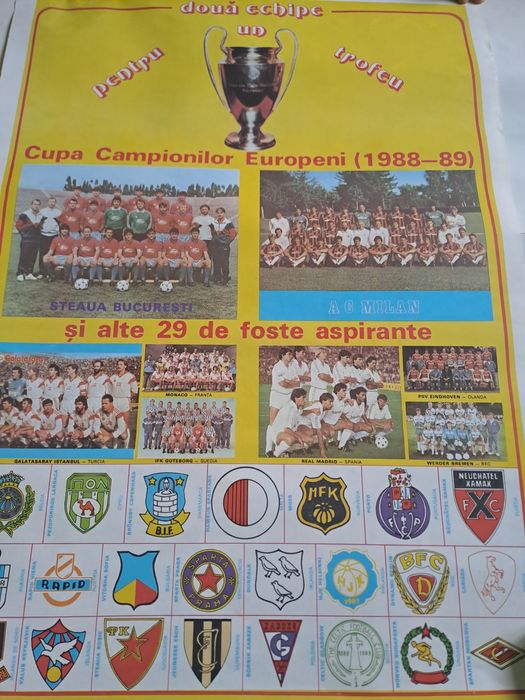 Postere fotbal Dinamo+Steaua