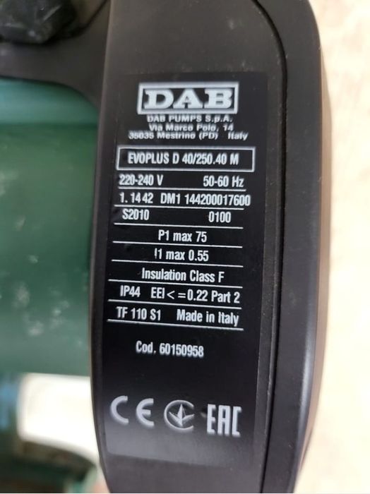 DAB EVOPLUS D 40/250.40 M.