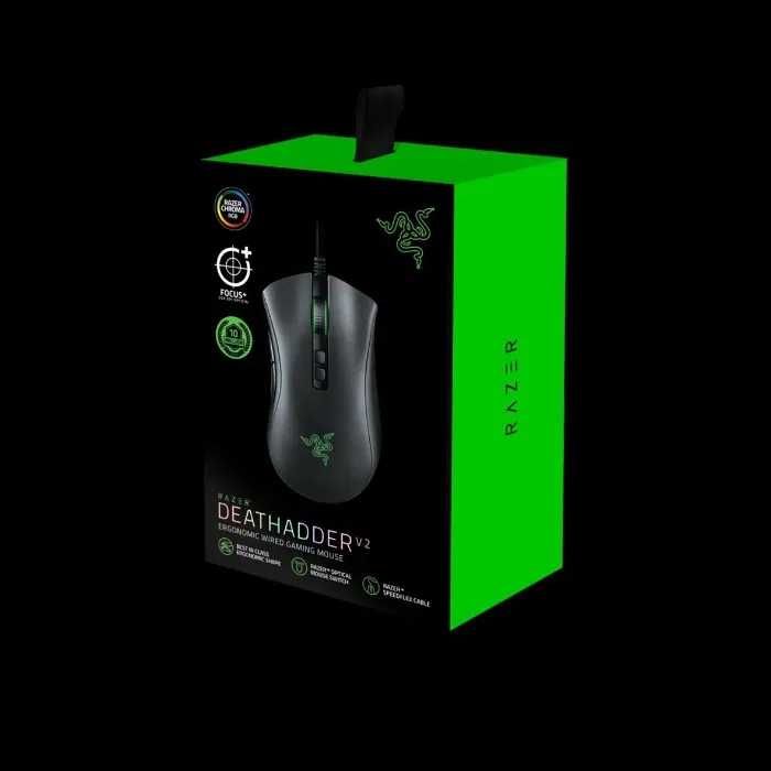 Mouse Gaming RAZER DeathAdder V2 20000 Dpi Black Negru RZ01-03210100-R3M1 Nou Sigilat