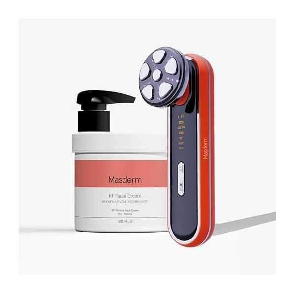 MASDERM Комплект радиочестотен апарат за лице + крем за лице 500мл