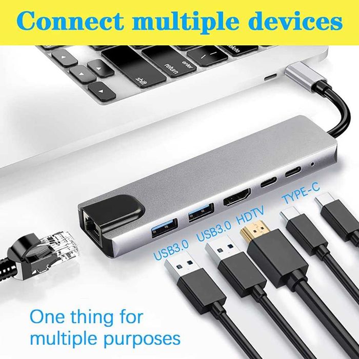 Премиум USB-C към HDMI 4K Адаптер – За MacBook, iPad, Лаптопи