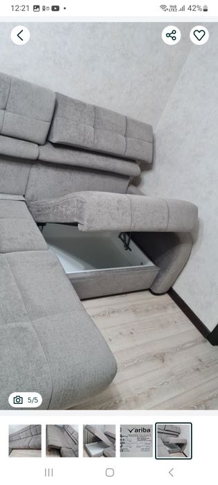 Диван КАМЕЛОТ модульный угловой раскладной