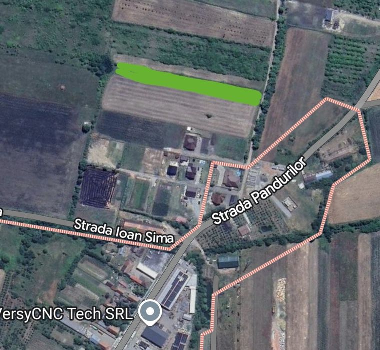 Teren 2000 mp intravilan/extravilan, la iesire din Simleu spre Bic