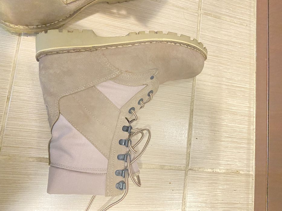 Bocanci militari piele intoarsa