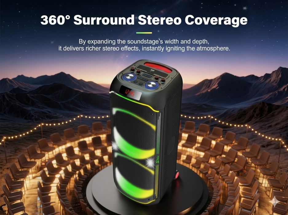 (250W) Sing-e ZQS-S6616  Gigant Party Speaker - есть доставка