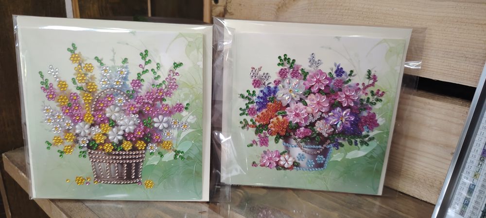 Ръчно изработено диамантени картички!