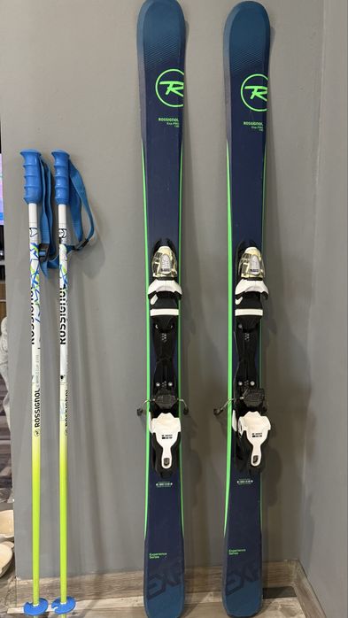 Rossignol комплект ски + щеки + обувки