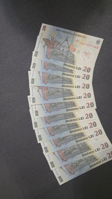 Bancnote Inseriate de 20 de lei(Ecaterina Teodoroiu)