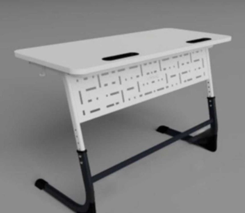 Двухместная парта в комплекте со стульями