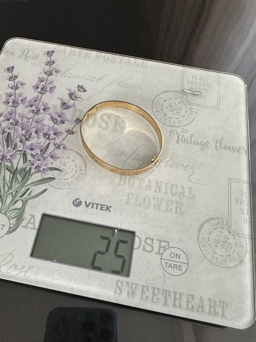 Золотой браслет Cartier 750 пробы