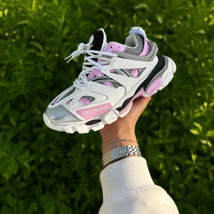 Balenciaga Track Sneakers №38 | White Pink | Отлично състояние