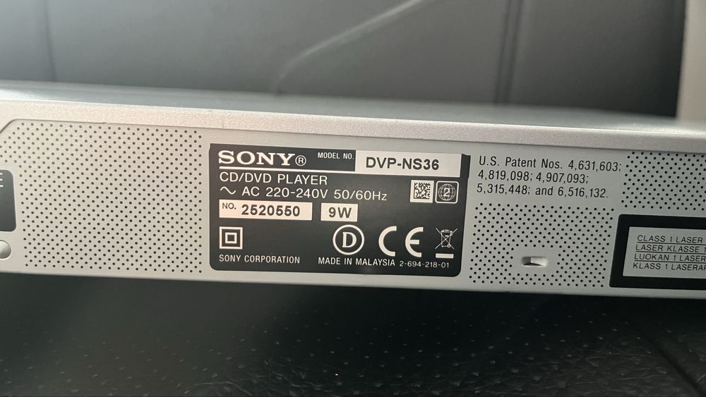 DVD player Sony (vezi descrierea)