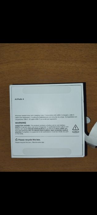 Airpods 4 оригинал новый.