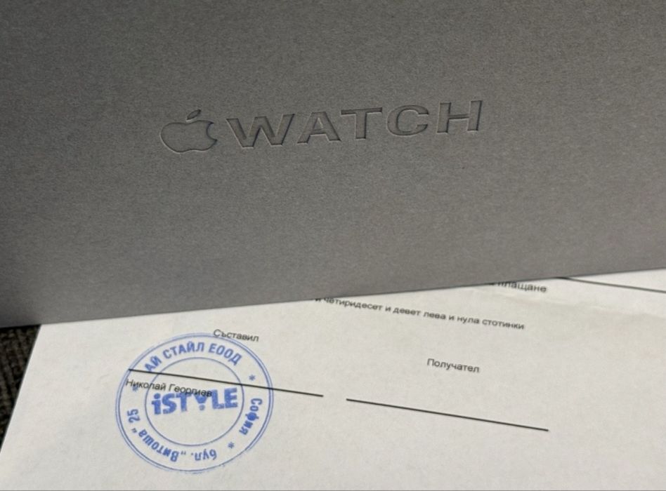 Apple watch Ultra 2 iStyle Гаранция 2г Black Titanium MILANESE TML