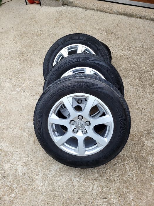 Vand urgent Jante Audi r17 cu cauciucuri Vara/Iarna