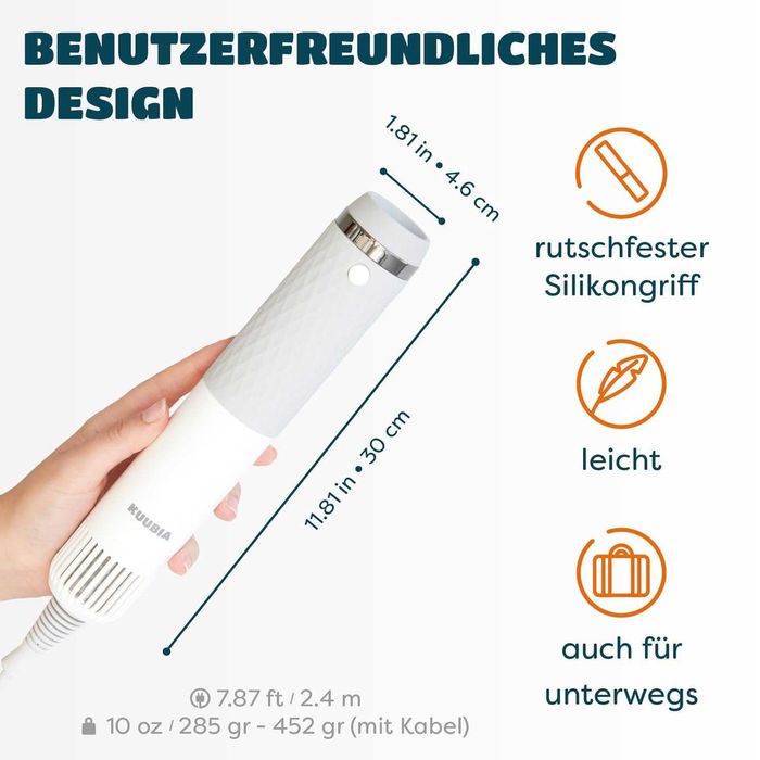 KUUBIA 5-in-1 Uscator + perie blana caini / pisici, REDUS de la 400RON