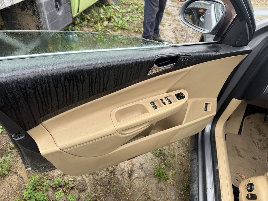 Interior piele crem passat b6 breack