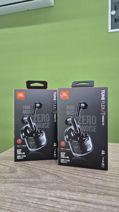 Jbl Tune Flex  Ghost ANC Black
