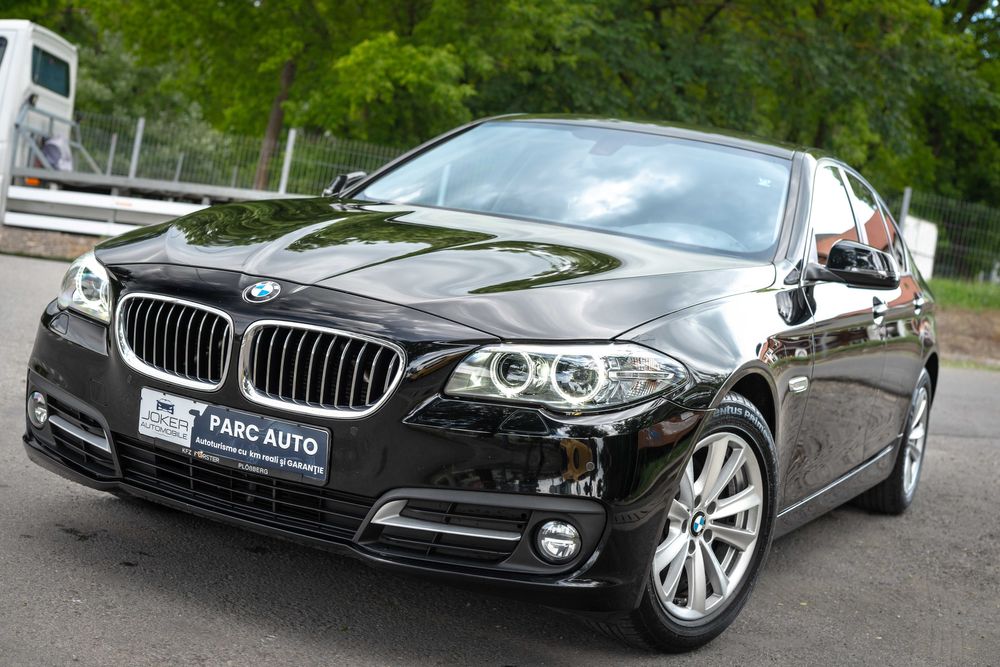 Rate de la 286euro BMW 520D 2016 190cp B47 Euro6 199mii km Reali Garantie 3Ani Fara Daune CarVerical curat si apar km