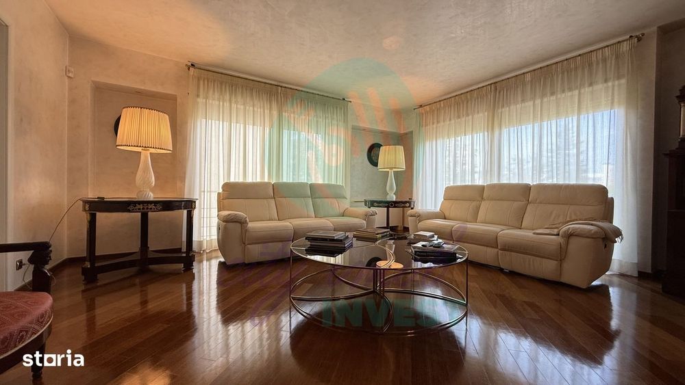 4 camere de lux în Primăverii cu terasă și 2 parcări